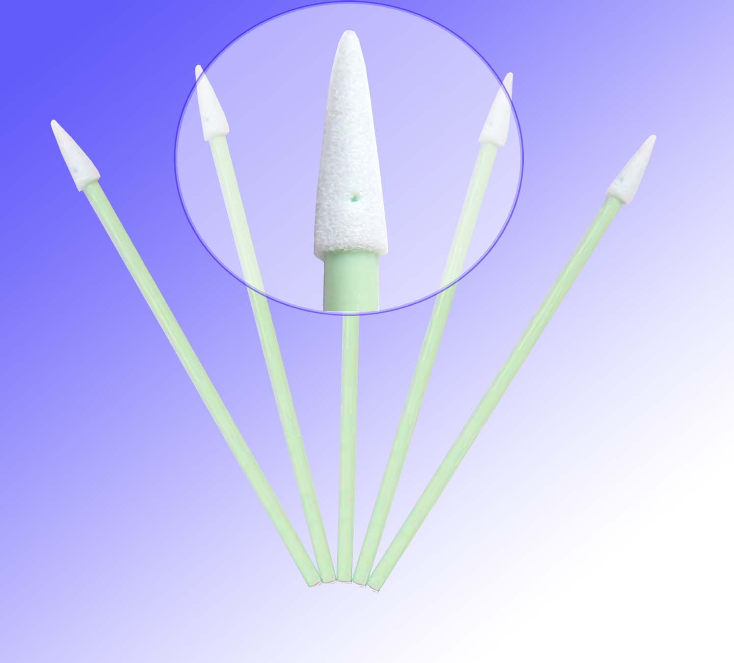 Electronics Repair Tools - 100個入り ダスト除去クリーニングスポンジスティック クリーンルーム用シャープチップフォームスワブ 電子機器 スリットCOFケーブル PCB